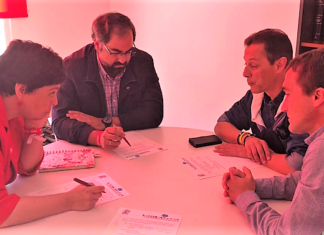 SPL CLM se reúne con la candidatura del @ALPSOECR, @PilarZamoracr que anuncia un Plan Director de la Policía Local para potenciar la Policía de Distrito en Ciudad Real