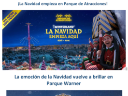 OCIO AFILIAD@S SPL CLM: LA NAVIDAD EMPIEZA EN EL PARQUE ATRACCIONES MADRID Y LA EMOCIÓN DE LA NAVIDAD VUELVE A BRILLAR EN EL PARQUE WARNER